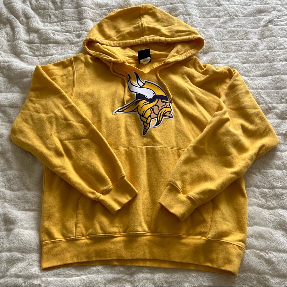 SOLD NFL Minnesota Vikings Yellow Hoodie